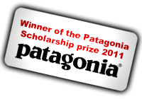 Winner Of Patagonia Scholarship prize 2011